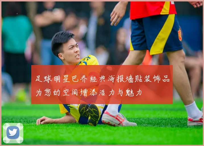 足球明星巴乔经典海报墙贴装饰品为您的空间增添活力与魅力